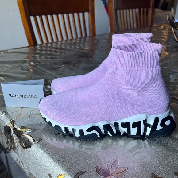 BALENCIAGA Speed LT Graffiti Sneakers - Picture 4 of 16